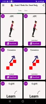 Grade 9 Books  New Curriculum android App screenshot 2
