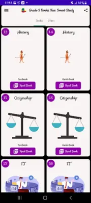 Grade 9 Books  New Curriculum android App screenshot 3