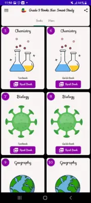 Grade 9 Books  New Curriculum android App screenshot 4